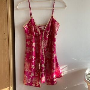 Victoria Secret Pink Floral mini slip dress